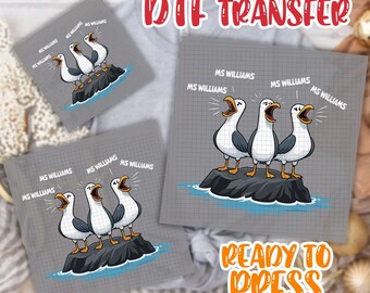 Customized Nemo Teacher DTF Transfer, Funny Teacher Dtf, Teacher Appreciation Gift Dtf,Funny Personalized Teacher Nemo Teacher Dtf,