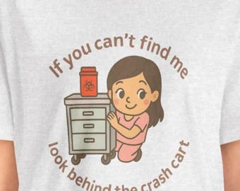Grappig verpleegsters-T-shirt: humor in crashwagen, cadeau medisch personeel