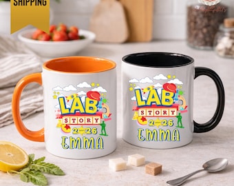 Custom Lab Week 2026 Mug, Lab Assistant Gift, Lab Scientist Gift, Lab Story Themed Mug, Laboratory Team Mug, PhD Gift, Medical Tech Mug