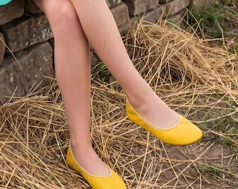 Zapatos descalzos de suela suave / Calzado minimalista / Pantuflas suaves / Perfectos para mujer descalza / Suela de cuero suave