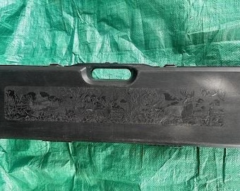 Rare Doskocil Gun Guard Case Model 4809 Black Nature Buck Deer Scene Long Gun