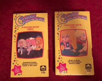 Moon Dreamers VHS 1987, A Golden Book Video Lot Of 2 Brand New Sealed Vintage - OBO