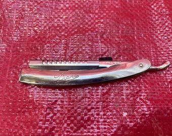 Vintage DIANE Stainless Steel Straight Razor - Shavette - Made in Japan