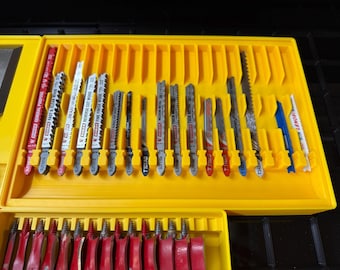 Gridfinity Jigsaw Blade Organizer Tray for Tool Drawers