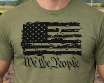 Amerikanische Flagge We The People T-Shirt