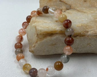Red Rutile Quartz Healing Bracelet – Meditation & Yoga Energy Gift