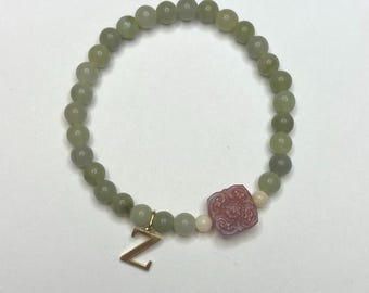Natural Qingyun & Yanyuan Stone Bracelet – Meditation, Healing, Grounding Jewelry for Men and Women