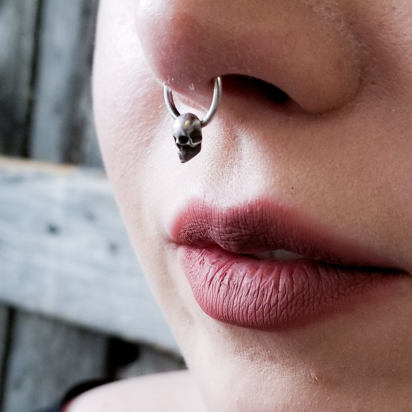 Skull shop septum clicker