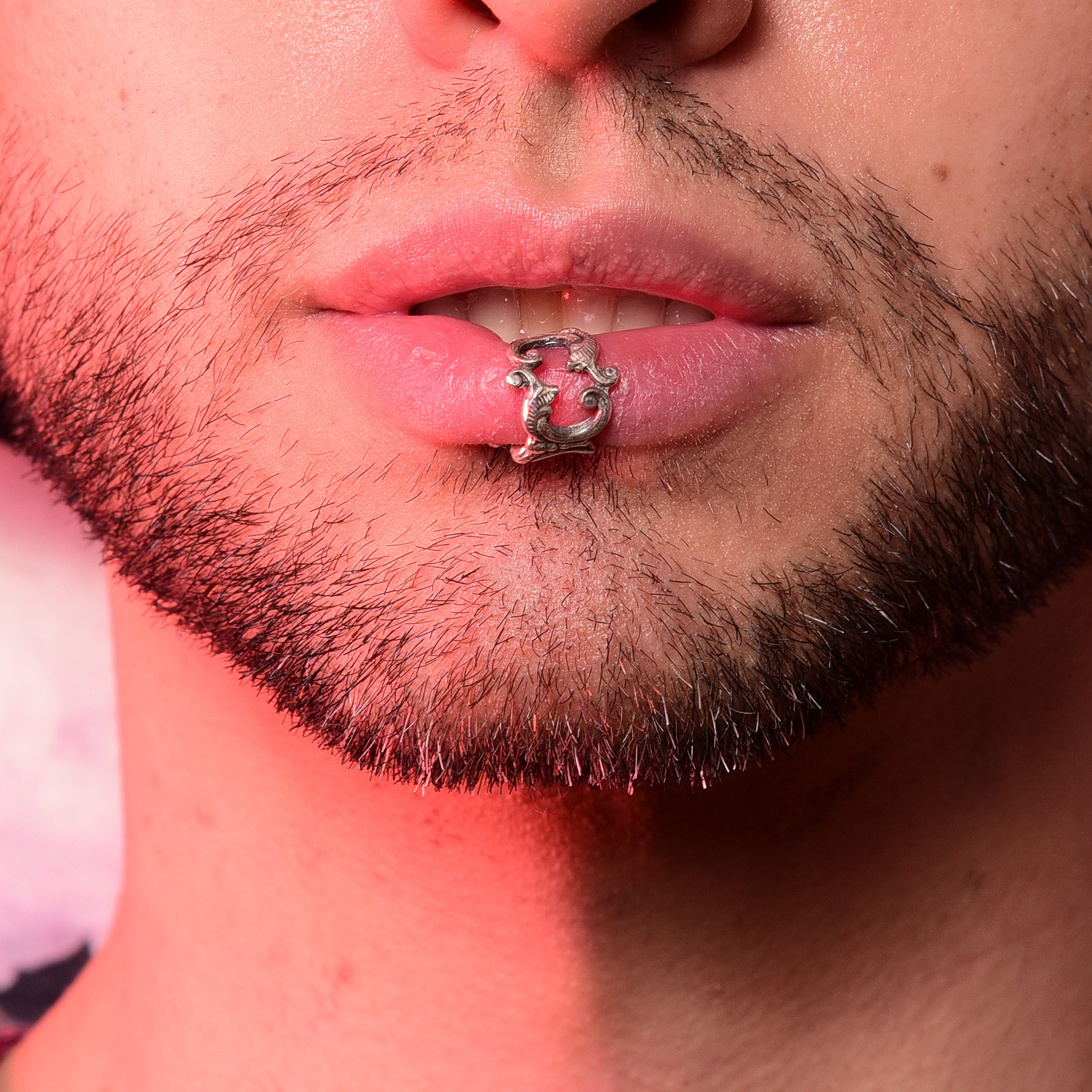 Amazon.com: Ylqjksk lip rings 16G surgical steel Lip Rings for women 16  Gauge labret jewelry Kit CZ lip studs Cute lip percing jewelry 8mm medusa piercing  jewelry Lip Piercing For Men Body