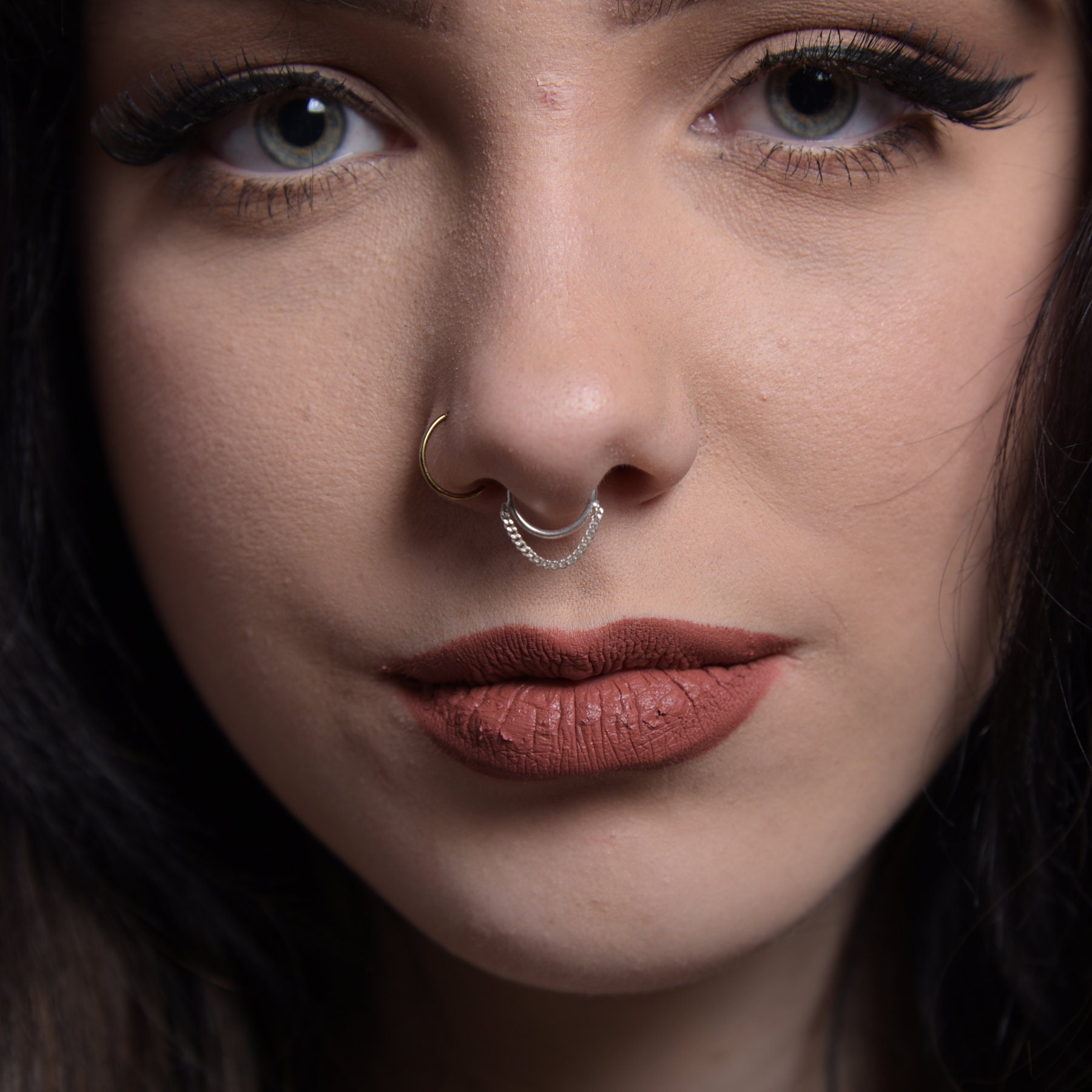 Septum chain nose ring hotsell