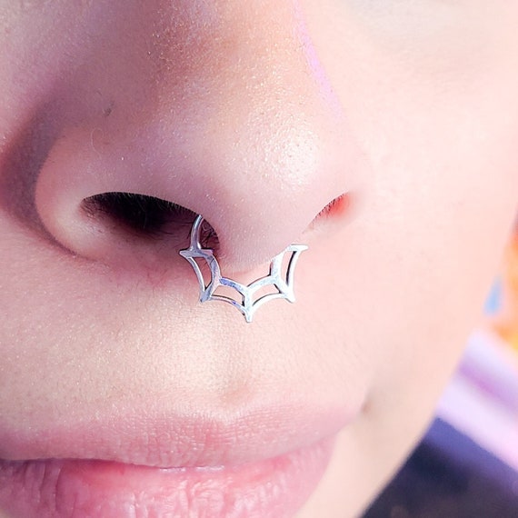 Spiderweb Nose Ring Halloween Jewelry Witch Goth Punk - Etsy Norway