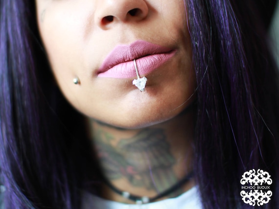 Triangle Fake Lip Ring, Statement Drag Queen Jewelry, Fake Lip Jewelry, Burlesque, Showgirl, Gypsy, Pageant, High Fashion, Costume, Festival