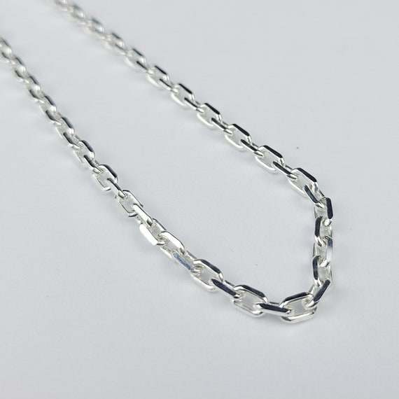 Heavy 4mm Diamond Cut Cable Chain Mens 