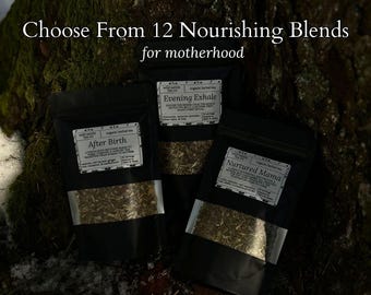 Choose Your Own Organic Herbal Tea Blend: Sleep, Calmness Tea, Immune Boost, Happiness, Get Well Tea Gift, & more.
