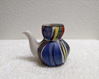 Vintage Hand Painted Japanese Teapot Shaped Creamer