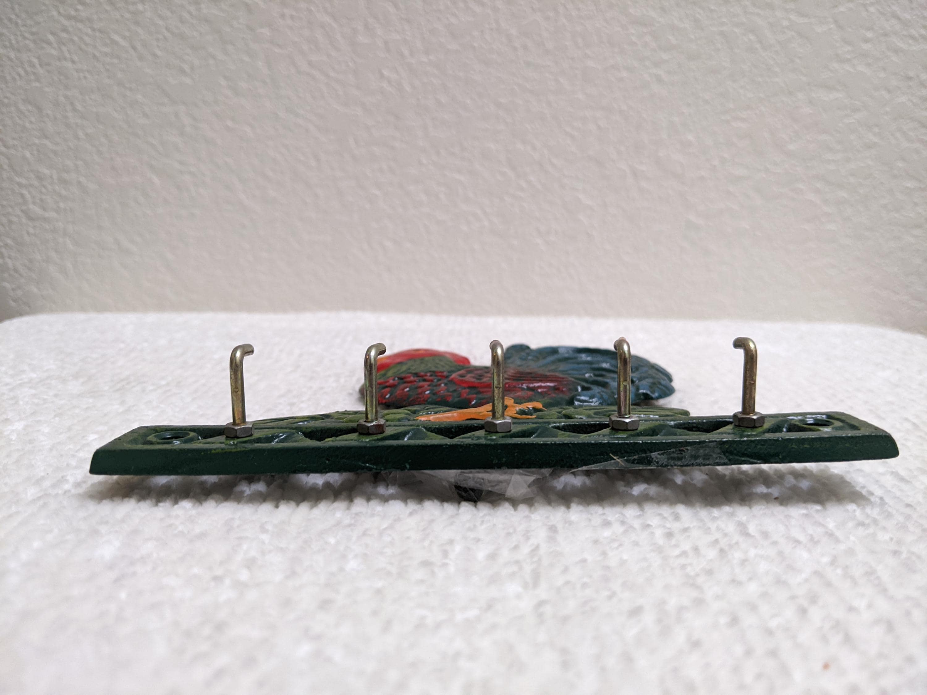 Roaster Key Rack Vintage Old Dutch Cast Iron and Hand Painted Rooster Key Rack - Etsy
