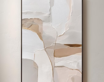 Neutral Abstract Wall Art | Beige Boho Poster | Minimalist Print | Elegant Home Decor