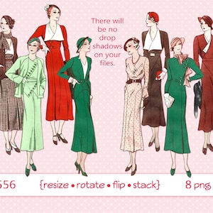 80% off Sale Vector Woman Clothing Set Outline Clipart 