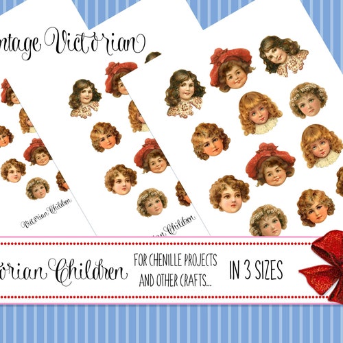 printable-heads-for-chenille-ornaments-valentines-day-etsy