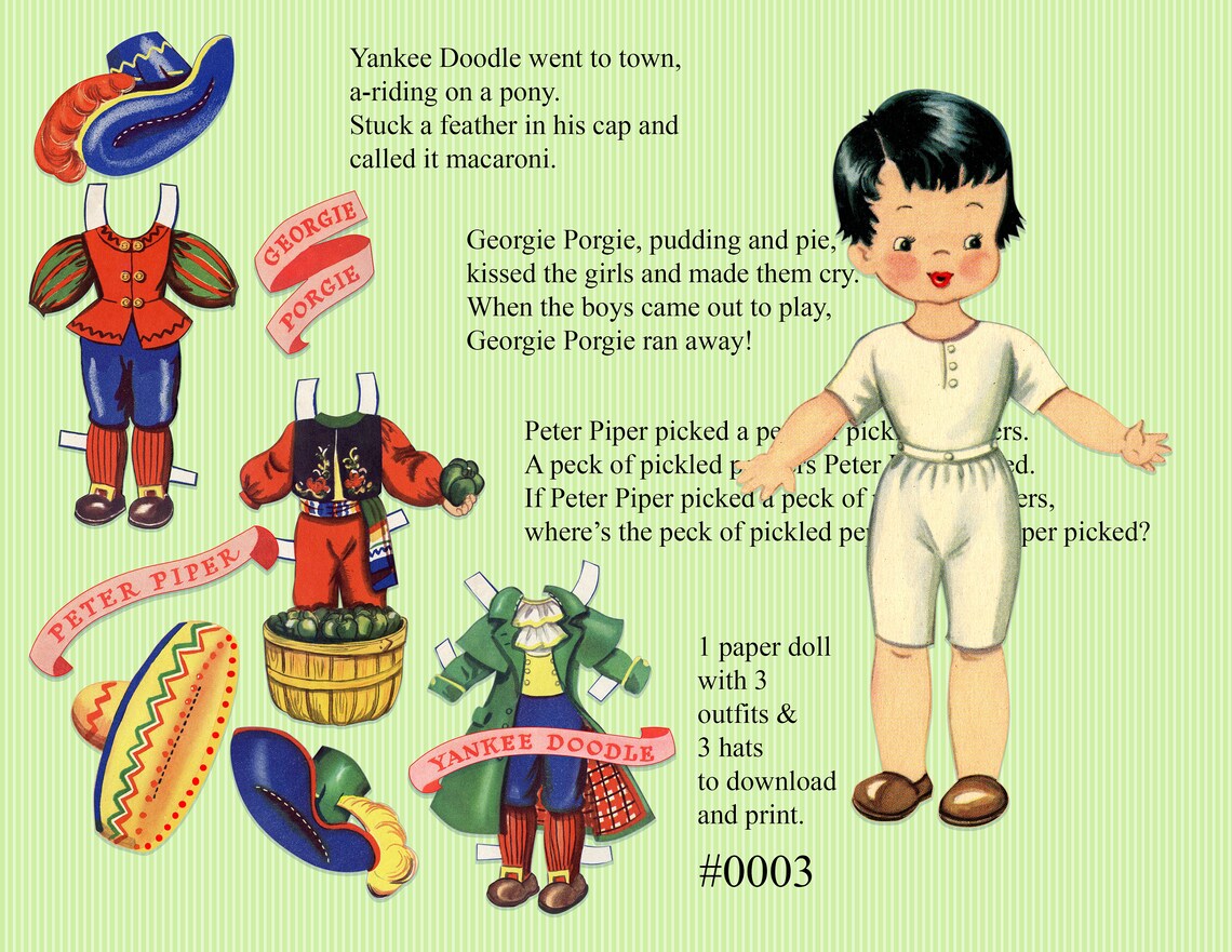 my first nursery rhyme doll