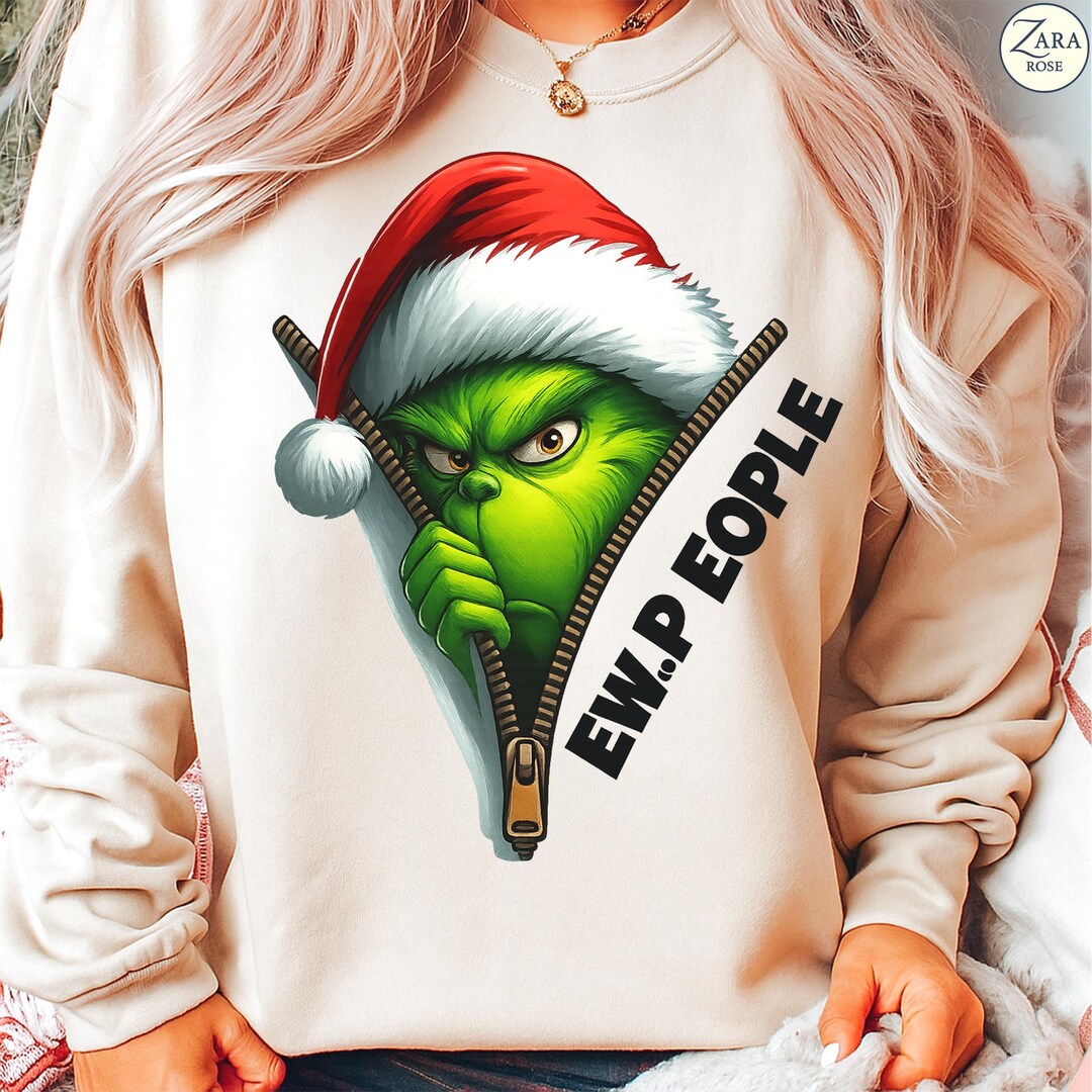 Xmas Grumpy Grumpy Christmas Face PNG, Ew People Png, Funny Holiday Character Png ...