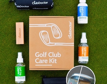 Golf Club Cleaning Kit | Complete Golf Care Set | Fathers Day Gift for Him Dad