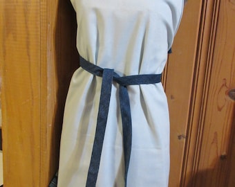 Adult Reversible Apron, Upcycled Tablecloth, Ready To Ship, Free Shippimg