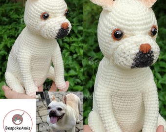 Custom Crochet Dog, Custom Stuffed Dog, Crochet Pet Memorial, Look Alike Dog, Personalized Dog, Gift for Dog Lovers, Custom Pet Plush