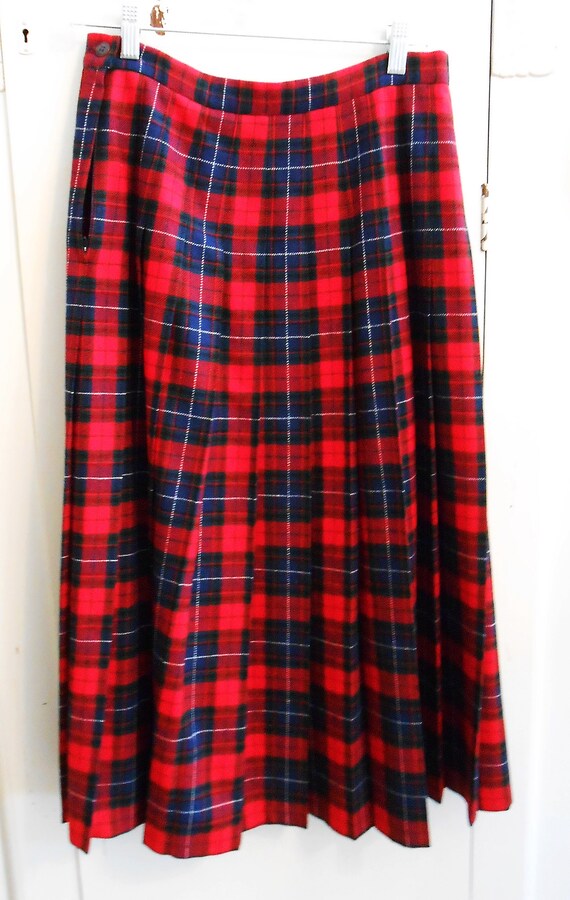 Vintage, Skirt, Plaid, Pendleton, Holiday, Size 1… - image 6