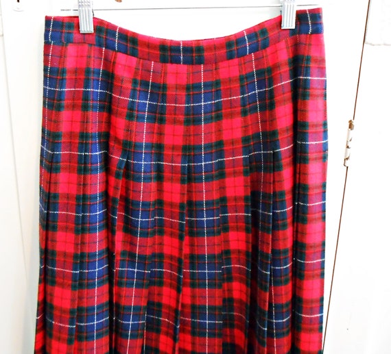 Vintage, Skirt, Plaid, Pendleton, Holiday, Size 1… - image 1