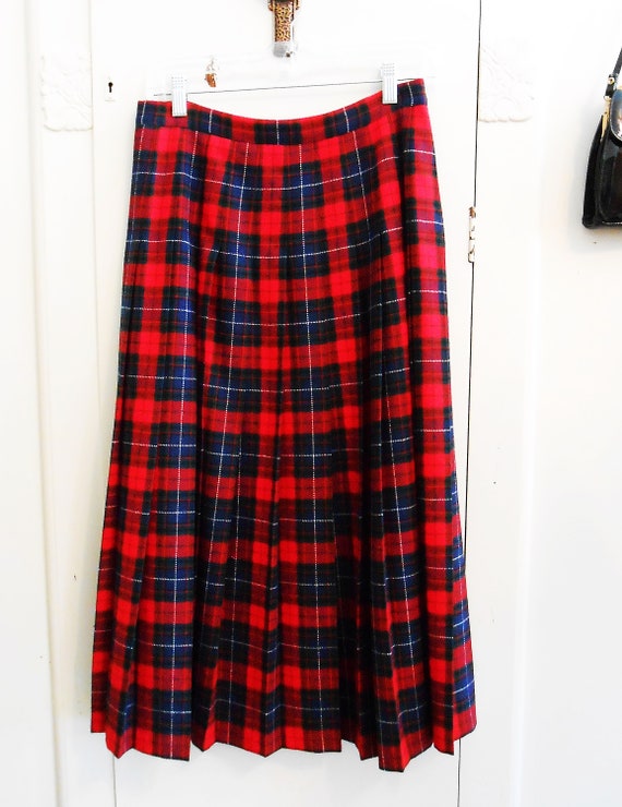 Vintage, Skirt, Plaid, Pendleton, Holiday, Size 1… - image 3