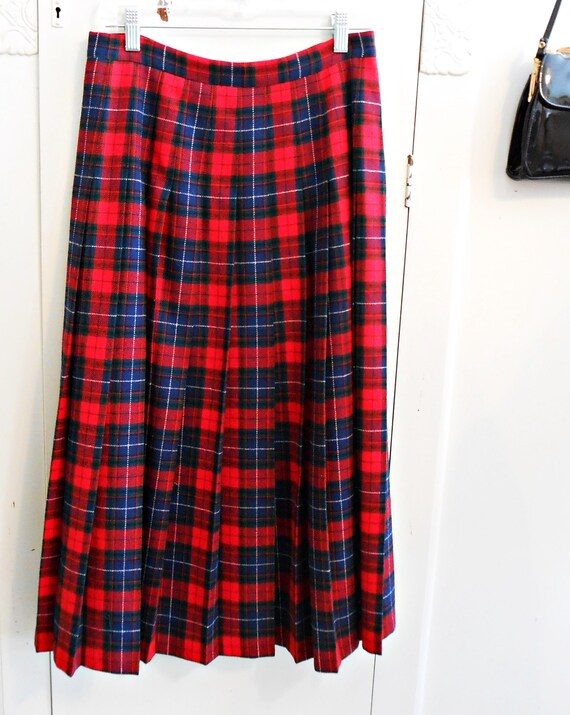 Vintage, Skirt, Plaid, Pendleton, Holiday, Size 1… - image 4