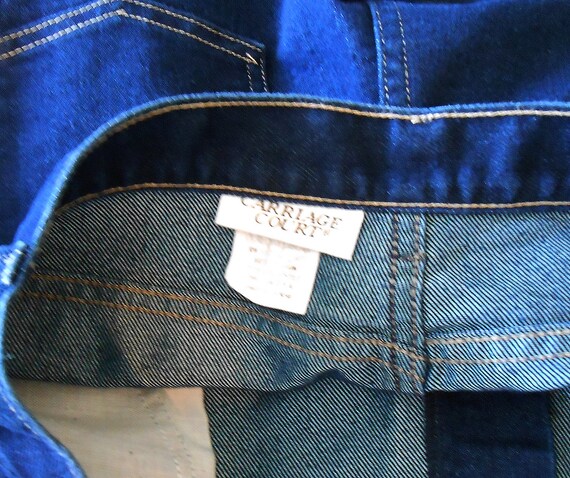 Vintage, Jeans, High Waisted, Dark Wash, Sears, M… - image 9