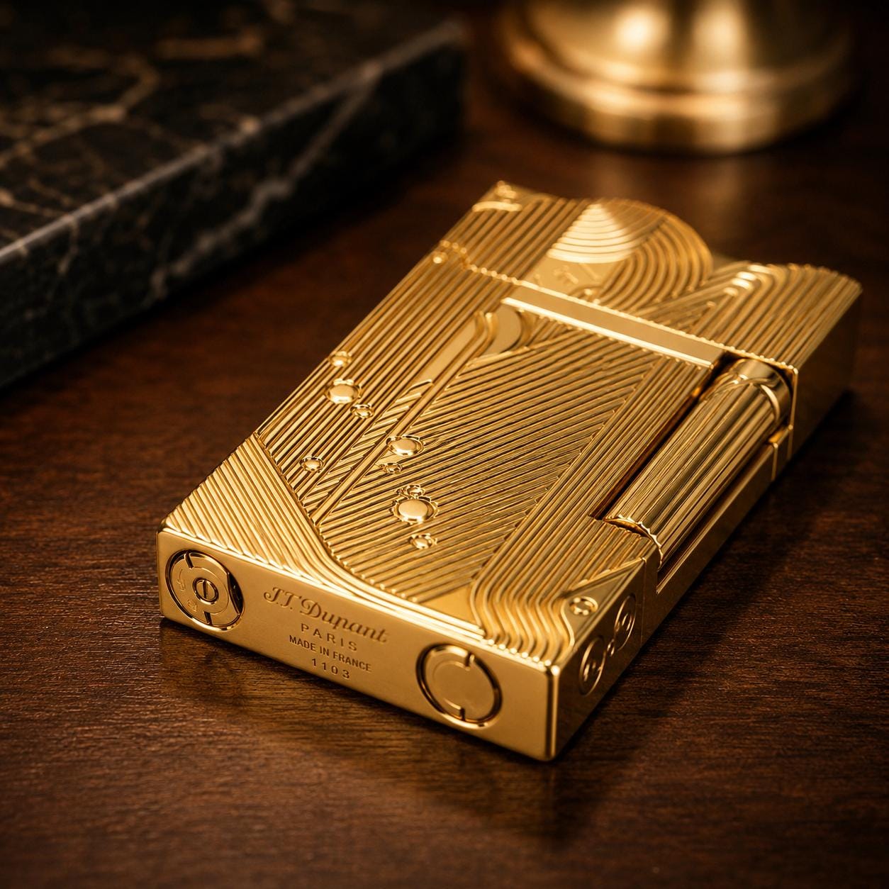 DUPONT Sanji Lighter Sleeping Mermaid Gold One Piece Profect Gift