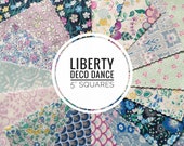 NEW 30x 5 quot squares Charm pack Liberty Deco Dance pre cut