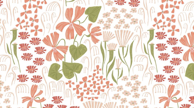 Rae Ritchie Strawberry fields Wild flowers dear stella fabric