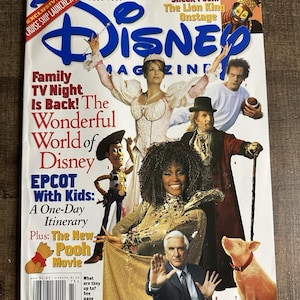 Disney Magazine Fall 1997 Lion King Winnie the Pooh Toy Story EPCOT Vintage