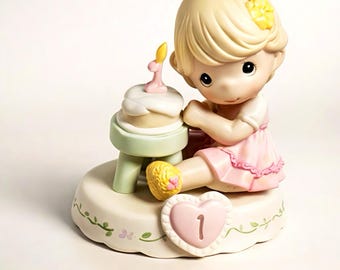 Precious Moments Growing in Grace Age 1 Figurine First Birthday Gift Girl