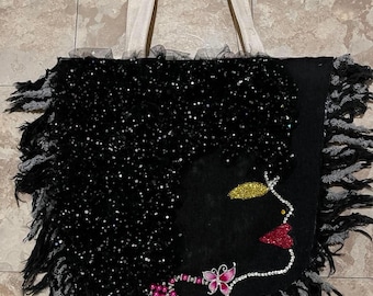 denim tote bag
