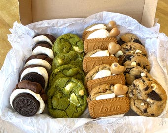 Gourmet Soft Chewy Cookies – Matcha, Oreo, Biscoff, Smores Flavors