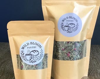 Raspberry Leaf Tea | Women’s Wellness Herbal Tea | Hormone Balance Tea | Cycle Support Tea | Loose Leaf Herbal Blend | Her Radiance Brew