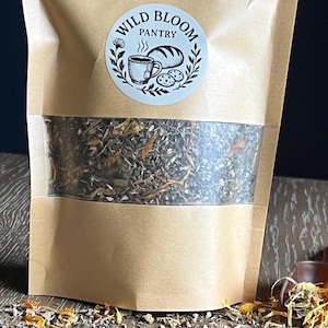 Té para el apoyo pulmonar / Té de hierbas para el apoyo respiratorio / Mezcla de té de gordolobo / Limpieza pulmonar a base de hierbas / Apoyo respiratorio / Té de hojas sueltas para el bienestar