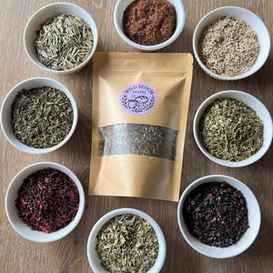 Té para el tracto urinario / Té para el riñón / Té de diente de león y barba de maíz / Té para la salud de la vejiga / Té de hojas sueltas