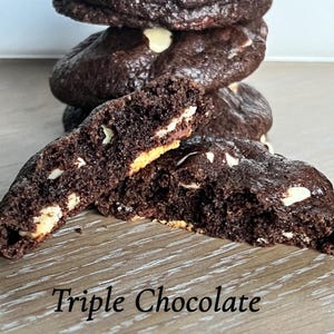 Gourmet Homemade Cookies | Choose 1–3 Flavors | Chocolate Chip, Cranberry, Raspberry, Strawberry & Red Velvet | 1 Dozen or 18