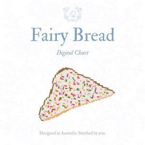 Pan de Hadas - Patrón de Bordado para Principiantes - PDF Imprimible - Lienzo Digital - Blue Thimble Australia