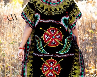 cameroonian fashion brand black and green dress name Classy Cameroon Embroidery Dress| Toghu/grasfield Bubu| African Traditional/formal for Women | Bamenda Cultural Outfit |atoghu Outfit upto30_sale25