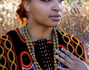 Bamenda Halsketten Set - Traditioneller Kamerun Schmuck