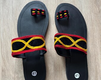 African made sandals Ngaye Sandals: The African (Unisex) – Africa Love main image 2