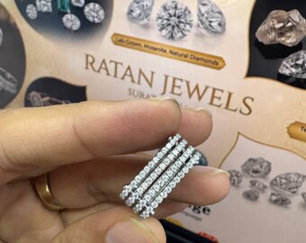Lab Grown Diamond Half Eternity Band | 1.50 TCW F-G VS 14K Gold Ring