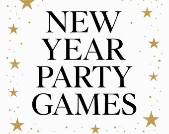 New Year’s Eve Party Games Bundle | Printable NYE Trivia & Activities | Instant Download PDF